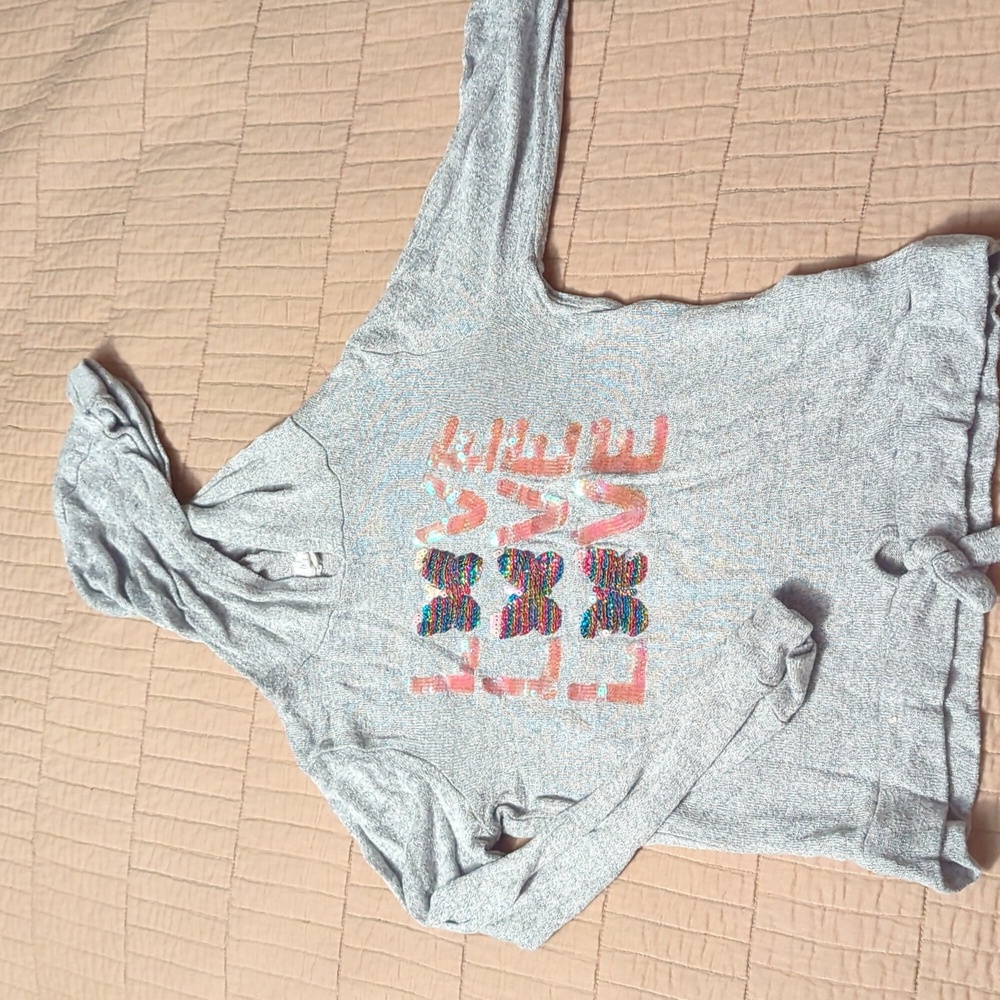 Flip sequin hoodie